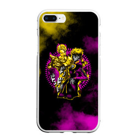 Чехол для iPhone 7Plus/8 Plus матовый с принтом JoJo Bizarre Adventure в Кировске, Силикон | Область печати: задняя сторона чехла, без боковых панелей | anime | jojo | jojo’s bizarre adventure | аниме | анимэ | биззаре адвенчер | джо | джо джо | джоджо | джонатан джостар | дзёсукэ хигасиката | дзётаро кудзё | жожо | игги | кира | лого | манга | невероятные приключения