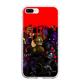 Чехол для iPhone 7Plus/8 Plus матовый с принтом Five Nights At Freddys в Кировске, Силикон | Область печати: задняя сторона чехла, без боковых панелей | 5 ночей | 5 ночей с фредди | 5 ночей с фреди | five nights at freddys | fnaf | foxy | аниматроники | игра | компьютерная игра | пять ночей с фредди | фокси | фредди | фреди | чика