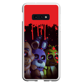 Чехол для Samsung S10E с принтом Five Nights At Freddys в Кировске, Силикон | Область печати: задняя сторона чехла, без боковых панелей | 5 ночей | 5 ночей с фредди | 5 ночей с фреди | five nights at freddys | fnaf | foxy | аниматроники | игра | компьютерная игра | пять ночей с фредди | фокси | фредди | фреди | чика