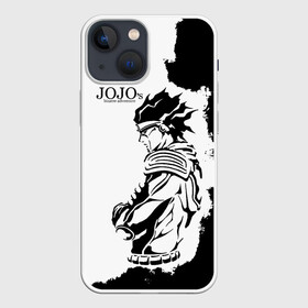 Чехол для iPhone 13 mini с принтом JoJo Bizarre Adventure в Кировске,  |  | anime | jojo | jojo’s bizarre adventure | аниме | анимэ | биззаре адвенчер | джо | джо джо | джоджо | джонатан джостар | дзёсукэ хигасиката | дзётаро кудзё | жожо | игги | кира | лого | манга | невероятные приключения