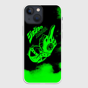 Чехол для iPhone 13 mini с принтом JoJo Bizarre Adventure в Кировске,  |  | anime | jojo | jojo’s bizarre adventure | аниме | анимэ | биззаре адвенчер | джо | джо джо | джоджо | джонатан джостар | дзёсукэ хигасиката | дзётаро кудзё | жожо | игги | кира | лого | манга | невероятные приключения