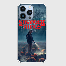 Чехол для iPhone 13 Pro с принтом Stranger Things в Кировске,  |  | 11 | demogorgon | dustin | eleven | jim hopper | lucas | mike | nancy | netflix | steve | will | билли | дастин | демогоргон | джойс | джонатан | дина | загадочные события | лукас | майк | макс | нетфликс | нэнси | оди | одиннадцать