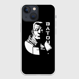 Чехол для iPhone 13 mini с принтом Бато в Кировске,  |  | bato | batou | cyberpunk | future | ghost | kusanagi | motoko | shell | бато | будущее | девятый | доспехах | киберпанк | киборг | кусанаги | матоко | меха | мотоко | отдел | призрак | робот | футуристично