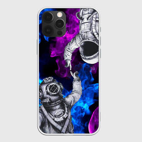 Чехол для iPhone 12 Pro Max с принтом Космонавт и водолаз в Кировске, Силикон |  | astronaut | blue | cosmos | diver | elon musk | fire | flame | nasa | planet | purple | space | spacex | star | universe | water | абстракция | астронавт | вода | вселенная | галактика | дайвер | звезда | илон маск | космонавт | космос | наса | огонь | пл