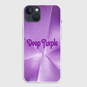 Чехол для iPhone 13 с принтом Deep Purple в Кировске,  |  | Тематика изображения на принте: deep | logo | purple | rock | whoosh | группа | знаменитости | лого | надпись | рок | текст