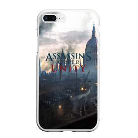 Чехол для iPhone 7Plus/8 Plus матовый с принтом Assassin’s Creed Unity в Кировске, Силикон | Область печати: задняя сторона чехла, без боковых панелей | black flag | brotherhood | chronicles | creed | game | origins | revelations | rogue | syndicate | unity | valhalla | альтаир | ассасин | игры | кинжал | пираты