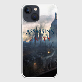 Чехол для iPhone 13 mini с принтом Assassin’s Creed Unity в Кировске,  |  | black flag | brotherhood | chronicles | creed | game | origins | revelations | rogue | syndicate | unity | valhalla | альтаир | ассасин | игры | кинжал | пираты