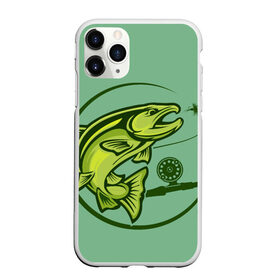 Чехол для iPhone 11 Pro Max матовый с принтом Large fish в Кировске, Силикон |  | океан | рыбалка | рыбы | спининг