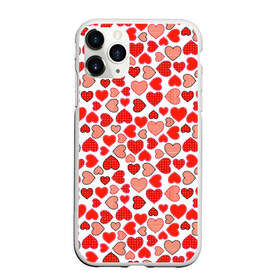 Чехол для iPhone 11 Pro матовый с принтом Сердечки паттерн в Кировске, Силикон |  | cute | love is | valentines day | you | алые | валентина | влюбленные | девушке | день рождения | дружба | жена | лучшая | любимая | люблю | любовь | мама | марта | милые | нежные | подарок | свадьба | серде | сердца