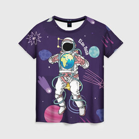 Женская футболка 3D с принтом Elon Musk в Кировске, 100% полиэфир ( синтетическое хлопкоподобное полотно) | прямой крой, круглый вырез горловины, длина до линии бедер | astronaut | celebrity | cosmonaut | cosmos | genius | gloves | planet | space | spacesuit | гений | знаменитость | космонавт | космос | перчатки | планета | скафандр