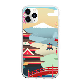 Чехол для iPhone 11 Pro Max матовый с принтом Tokyo в Кировске, Силикон |  | горы | остров | сакура | токио | япония