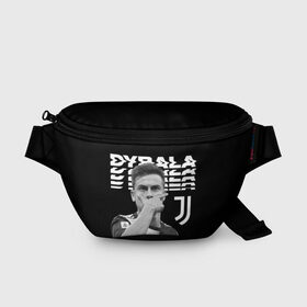 Поясная сумка 3D с принтом Paulo Dybala в Кировске, 100% полиэстер | плотная ткань, ремень с регулируемой длиной, внутри несколько карманов для мелочей, основное отделение и карман с обратной стороны сумки застегиваются на молнию | дибала | знаменитости | пауло дибала | футболист | ювентус