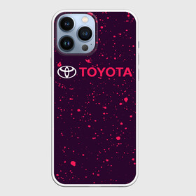 Чехол для iPhone 13 Pro Max с принтом TOYOTA   ТОЙОТА в Кировске,  |  | Тематика изображения на принте: auto | camry | corolla | cruiser | land | logo | moto | rav | supra | toyota | авенсис | авто | автомобиль | камри | королла | крузер | ленд | лого | логотип | логотипы | марка | мото | рав | символ | тоета | тоеты | тойота | тойоты