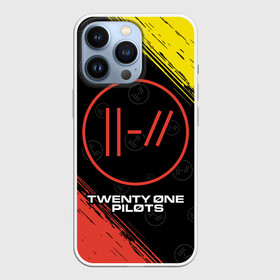 Чехол для iPhone 13 Pro с принтом TWENTY ONE PILOTS   21 PILOTS в Кировске,  |  | logo | music | one | pilots | rock | symbol | top | twenty | twentyonepilots | ван | группа | лого | логотип | логотипы | музыка | пилотс | рок | символ | символы | твенти | топ