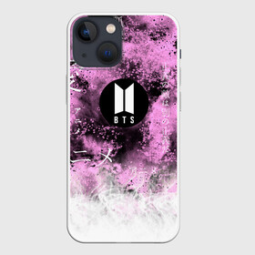 Чехол для iPhone 13 mini с принтом BTS в Кировске,  |  | bts | k pop | kpop | абстракция | арми | брызги | бтс | дым | иероглифы | кей поп | кейпоп | корея | кпоп