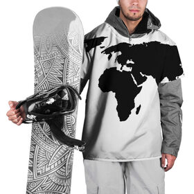 Накидка на куртку 3D с принтом Весь мир в Кировске, 100% полиэстер |  | весь мир | карта мира | континенты | мир | путешествия | туризм | туристам | туристическая