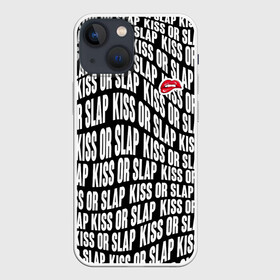 Чехол для iPhone 13 mini с принтом Kiss or slap в Кировске,  |  | blogger | xbloggers | xhouse | блогер | блогеры