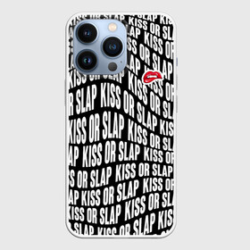 Чехол для iPhone 13 Pro с принтом Kiss or slap в Кировске,  |  | blogger | xbloggers | xhouse | блогер | блогеры