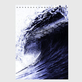 Скетчбук с принтом Волна в Кировске, 100% бумага
 | 48 листов, плотность листов — 100 г/м2, плотность картонной обложки — 250 г/м2. Листы скреплены сверху удобной пружинной спиралью | Тематика изображения на принте: брызги | вода | волна | волны | кайф | капли | капля | красота | море | озеро | океан | отдых | пляж | рыба | цунами