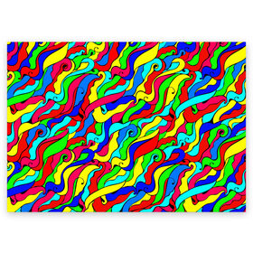 Поздравительная открытка с принтом Красочные узоры/абстракционизм в Кировске, 100% бумага | плотность бумаги 280 г/м2, матовая, на обратной стороне линовка и место для марки
 | Тематика изображения на принте: abstract | art | neon | pattern | аниме | анимешные | арт | брызги | ван гог | волны | восточный | змеи | искусство | картина | кислотный | краска | краски | море | мысли | неоновые | радуга | радужные | разноцветные