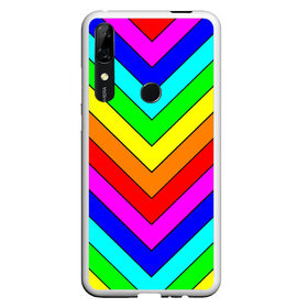 Чехол для Honor P Smart Z с принтом Rainbow Stripes в Кировске, Силикон | Область печати: задняя сторона чехла, без боковых панелей | geometry | gradient | neon | геометрические | градиент | детям | кислота | кислотный | конус | красочный | линии | неоновые | пирамида | полоска | полосы | радуга | радужный | разноцветные | сочный | треугольники