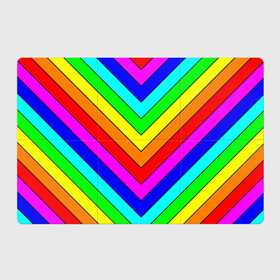 Магнитный плакат 3Х2 с принтом Rainbow Stripes в Кировске, Полимерный материал с магнитным слоем | 6 деталей размером 9*9 см | Тематика изображения на принте: geometry | gradient | neon | геометрические | градиент | детям | кислота | кислотный | конус | красочный | линии | неоновые | пирамида | полоска | полосы | радуга | радужный | разноцветные | сочный | треугольники
