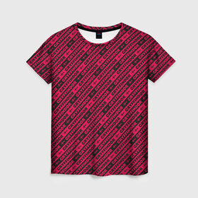 Женская футболка 3D с принтом Гриффиндор паттерн в Кировске, 100% полиэфир ( синтетическое хлопкоподобное полотно) | прямой крой, круглый вырез горловины, длина до линии бедер | gryffindor | harry potter | vdzabma | гарри поттер | гриффиндор