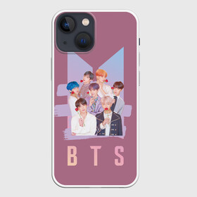 Чехол для iPhone 13 mini с принтом BTS в Кировске,  |  | bt21 | bts | bwl | hoseok | jhope | jimin | jin | jungkook | namjoon | persona | rm | taehyung | v | бантан | бт21 | бтс | ви | градиент | джей хоуп | джин | намджун | персона | рм | роза | тэхен | фиолетовая | фиолетовый | хосок | чимин | чонгук