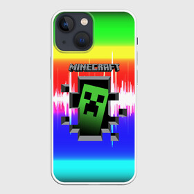 Чехол для iPhone 13 mini с принтом Minecraft (S) в Кировске,  |  | craft | creeper | dungeon | dungeons | earth | game | logo | mine | minecraft | minecraft dungeons | mobile | online | дунгеонс | земля | зомби | игра | крипер | лого | майкрафт | майнкрафт | онлайн | подземелье