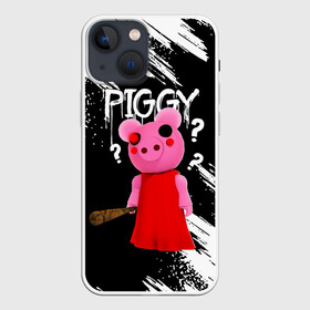 Чехол для iPhone 13 mini с принтом ROBLOX PIGGY   СВИНКА ПИГГИ в Кировске,  |  | pig | piggy | roblox | игра | компьютерная игра | логотип | онлайн | онлайн игра | пигги | поросенок | роблакс | роблокс | свинка | свинья
