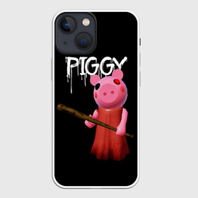Чехол для iPhone 13 mini с принтом ROBLOX PIGGY   СВИНКА ПИГГИ в Кировске,  |  | pig | piggy | roblox | игра | компьютерная игра | логотип | онлайн | онлайн игра | пигги | поросенок | роблакс | роблокс | свинка | свинья