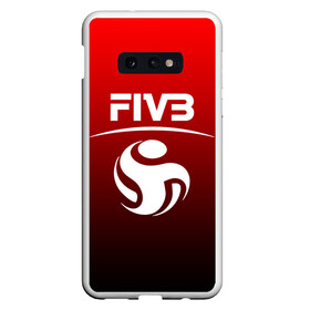 Чехол для Samsung S10E с принтом FIVB ВОЛЕЙБОЛ в Кировске, Силикон | Область печати: задняя сторона чехла, без боковых панелей | fivb | voleybal | volleyball | волебол | волейбол | волейбола | волейболист | волейболистка | воллейбол | международная | федерация | фивб