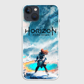 Чехол для iPhone 13 с принтом Horizon Zero Dawn в Кировске,  |  | aloy | antasy girl | art | artwork | digital art | fantasy | horizon | horizon: zero dawn | landscape | tallneck | warrior fantasy | weapon | zero dawn