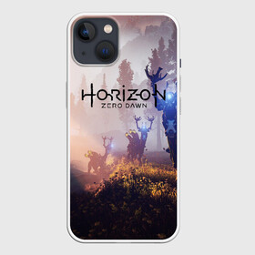 Чехол для iPhone 13 с принтом Horizon Zero Dawn в Кировске,  |  | aloy | antasy girl | art | artwork | digital art | fantasy | horizon | horizon: zero dawn | landscape | tallneck | warrior fantasy | weapon | zero dawn