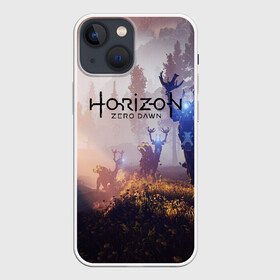 Чехол для iPhone 13 mini с принтом Horizon Zero Dawn в Кировске,  |  | aloy | antasy girl | art | artwork | digital art | fantasy | horizon | horizon: zero dawn | landscape | tallneck | warrior fantasy | weapon | zero dawn