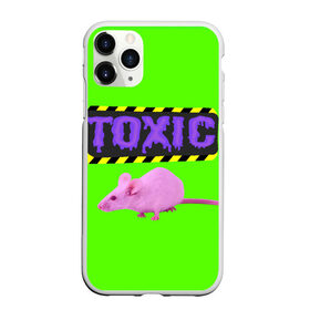 Чехол для iPhone 11 Pro матовый с принтом Toxic в Кировске, Силикон |  | animals | rat | toxic | животные | крыса | токсик