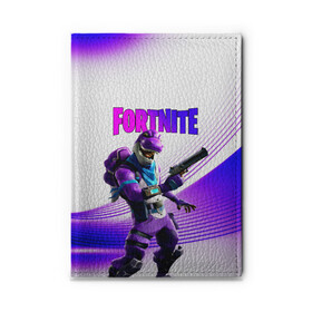 Обложка для автодокументов с принтом FORTNITE в Кировске, натуральная кожа |  размер 19,9*13 см; внутри 4 больших “конверта” для документов и один маленький отдел — туда идеально встанут права | Тематика изображения на принте: 2019 | battle royale | chapter 2 | epic games | fortnite | game | season x | zombie | зомби | фортнайт