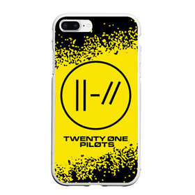 Чехол для iPhone 7Plus/8 Plus матовый с принтом TWENTY ONE PILOTS 21 PILOTS в Кировске, Силикон | Область печати: задняя сторона чехла, без боковых панелей | logo | music | one | pilots | rock | symbol | top | twenty | twentyonepilots | ван | группа | лого | логотип | логотипы | музыка | пилотс | рок | символ | символы | твенти | топ