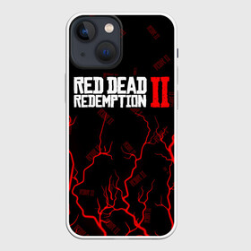 Чехол для iPhone 13 mini с принтом RED DEAD REDEMPTION 2 в Кировске,  |  | dead | game | games | logo | rdr | rdr2 | red | red dead redemption 2 | redemption | дед | игра | игры | лого | логотип | логотипы | рдр | рдр2 | ред | редемпшен | редемпшн | символ | символы