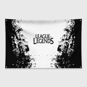Флаг-баннер с принтом League of legends в Кировске, 100% полиэстер | размер 67 х 109 см, плотность ткани — 95 г/м2; по краям флага есть четыре люверса для крепления | best | build | bunnyfufuu | league | league of legends | league of legends pro guides | lol | lol montage | moba | offiners | proguides | riot | riot games | stream highlights | лига легенд | лол | оффинерс