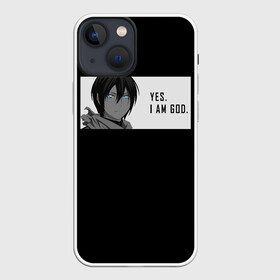 Чехол для iPhone 13 mini с принтом Ято: да, я бог в Кировске,  |  | bishamon | god | noragami | norogami | yato | бездомный | бишамон | бог | войны | казума | нарагами | норагами | норогами | стиль | хиёри | юкине | япония | японский | ято