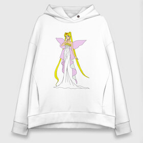 Женское худи Oversize хлопок с принтом Sailor Moon Серенити в Кировске, френч-терри — 70% хлопок, 30% полиэстер. Мягкий теплый начес внутри —100% хлопок | боковые карманы, эластичные манжеты и нижняя кромка, капюшон на магнитной кнопке | Тематика изображения на принте: bunny | luna | princess | serenity | stars | usagi | wings | ангел | волосы | девушка | детям | звездная | звезды | королева | корона | крылья | луна | любовь | малышка | марс | радуга | сейлор мун | токио | усаги цукино | школьные 