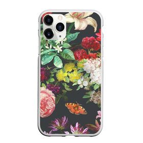 Чехол для iPhone 11 Pro матовый с принтом Цветы в Кировске, Силикон |  | Тематика изображения на принте: арт | бабочка | бабочки | белая лилия | белый | желтый | зеленый | картина | краски | красный | лилии | лилия | рисунок | рисунок красками | роза | розовая роза | розовый | розы | тёмный | фиолетовый