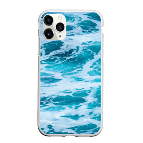 Чехол для iPhone 11 Pro Max матовый с принтом Вода волны пена море в Кировске, Силикон |  | Тематика изображения на принте: вода | волны | море | морская пена | океан | отдых | пена | пучина
