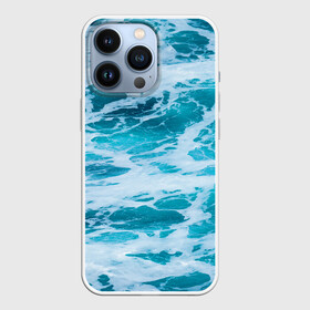 Чехол для iPhone 13 Pro с принтом Вода волны пена море в Кировске,  |  | вода | волны | море | морская пена | океан | отдых | пена | пучина