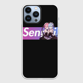 Чехол для iPhone 13 Pro Max с принтом Re:Zero в Кировске,  |  | anime | glitch | japan | ram | re | rem | rezero | senpai | subaru | waifu | zero | анимация | аниме | вайфу | глитч | глич | мультсериал | мультфильм | семпай | сенпай | сериал | япония