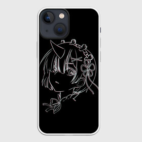 Чехол для iPhone 13 mini с принтом Re:Zero в Кировске,  |  | anime | glitch | japan | ram | re | rem | rezero | senpai | subaru | waifu | zero | анимация | аниме | вайфу | глитч | глич | мультсериал | мультфильм | семпай | сенпай | сериал | япония