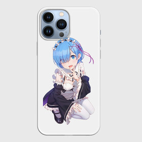 Чехол для iPhone 13 Pro Max с принтом Re:Zero в Кировске,  |  | anime | glitch | japan | ram | re | rem | rezero | senpai | subaru | waifu | zero | анимация | аниме | вайфу | глитч | глич | мультсериал | мультфильм | семпай | сенпай | сериал | япония