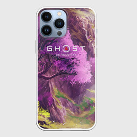 Чехол для iPhone 13 Pro Max с принтом Ghost of Tsushima в Кировске,  |  | Тематика изображения на принте: ghost of tsushima | игра | лес | природа | рисунок