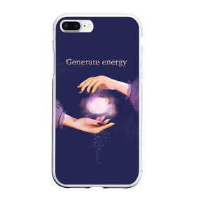 Чехол для iPhone 7Plus/8 Plus матовый с принтом Генерация энергии в Кировске, Силикон | Область печати: задняя сторона чехла, без боковых панелей | волшебство | йога | магия | медитация | сила | эзотерика | энергия